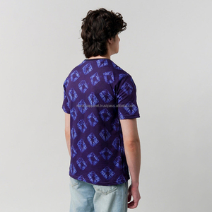 Nardon ropa al por mayor Logotipo de impresión personalizada de manga corta 100% algodón 180 gramos camiseta de gran tamaño para hombres - Product Image 2