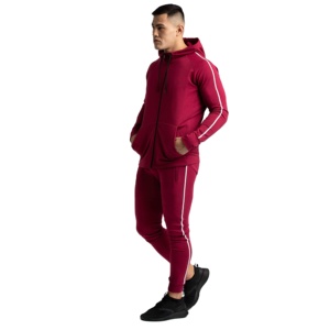 Survêtement d'hiver confortable 100 % coton pour homme, à capuche, couleur unie, impression personnalisée, pull en polaire chaud et respirant, style vintage - Product Image 3