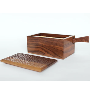 Boîte à beurre en bois, plateau de service rectangulaire en bois massif, nouveau produit artisanal, meilleur prix - Product Image 3