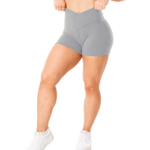 <b>Women's</b> High Waisted Solid <b>Black</b> Yoga <b>Shorts</b> Loose Fit Breathable Quick-Dry Elastic Waist Summer Casual Workout/Running Plus - Product Image 1
