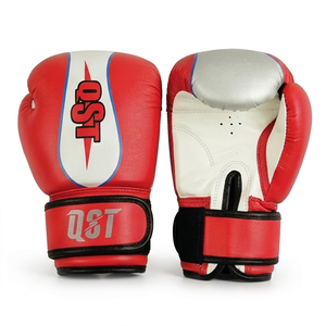 Guantes de Boxeo Juveniles de 6oz, 8oz y 10oz, de Cuero PU, con Nudillos Acolchados, para Entrenamiento de Seguridad, Principiantes, Niños, Logotipo Personalizado, Directo de Fábrica OEM - Product Image 1