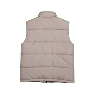 Gilet matelassé léger pour homme avec logo personnalisé de haute qualité – Manteau d'hiver chaud sans manches - Product Image 2