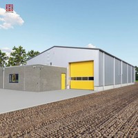 Bâtiment préfabriqué en structure métallique ZTSS personnalisé, facile à assembler, entrepôt en structure métallique, atelier en structure métallique