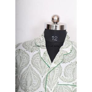 Camisa de algodón para mujer con cinturón, vestido tipo túnica, camisa larga hecha a mano en India con mangas anchas tipo kimono, kimono sexy - Product Image 2