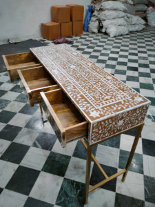 Pintura Decorativa Moderna para el Hogar, Estilo Ángel, Hecha a Mano en India, con Incrustaciones de Madreperla y Patrón Animal, Resina, Venta al por Mayor - Product Image 5