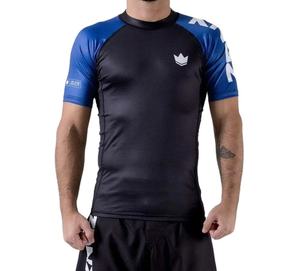 Ensemble de rashguard en spandex/polyester imprimé par sublimation personnalisé, séchage rapide, taille plus, manches longues/courtes, chemise de compression de sport pour hommes - Product Image 1