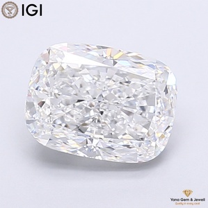 Diamante Cultivado en Laboratorio CVD de 3.51 Quilates, Corte Cojín, Claridad VS1, Color D, con Certificado IGI, para Creación de Joyería Moderna - Product Image 1