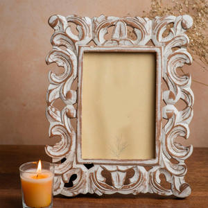 Home Wood Handmade Wooden Photo <b>Frame</b> Rectangular Horizontal Wall <b>Mount</b> Elegant Decor - Product Image 4