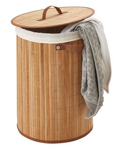 Cesta Redonda de Bambú con Asas, Contenedores de Almacenamiento, Organizador de Cocina Tejido, Artículos para el Hogar, Juegos de Baño, Decoración del Hogar - Product Image 2