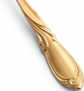 Ensemble de couverts élégants plaqués or, avec fourchette, cuillère, couteau, compatibles lave-vaisselle, en métal, pour la cuisine, l'hôtel et la maison. - Product Image 2