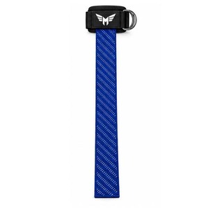 Sangles de levage M.Fitness personnalisées en coton haute élasticité, antidérapantes, avec fermeture auto-agrippante et anneaux en D pour la musculation et la gymnastique - Product Image 1