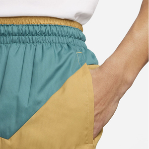 Shorts de baseball confortables pour hommes, couleur unie, séchage rapide, respirants, en toile de coton, taille élastique, logo imprimé - Product Image 3