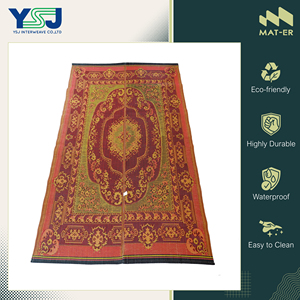 Premium Quality Waterproof and Durable Rug Pattern Beach Outdoor <b>Carpets</b> 100% Polypropylene Plastic Jacquard Mat for Sale - Product Image 2