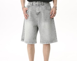 Shorts en jean vintage pour homme, conçus pour l'été et le confort au quotidien - Product Image 4