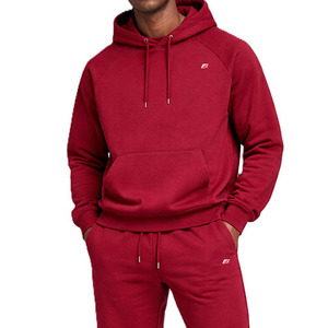 Ensembles de survêtements polaire d'hiver pour hommes avec sweat à capuche et pantalon de jogging, vêtements de sport à manches longues, logo personnalisé, sweat-shirt décontracté, fabricant en gros - Product Image 2