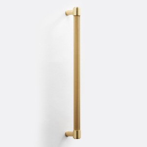 Poignée de meuble ondulée en laiton massif finition or, design moderne en forme de S, pour armoire de cuisine, quincaillerie de tiroir unique et design - Product Image 2