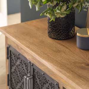 Mueble para TV Vandana Cresta Nimbus de madera de mango - Product Image 2