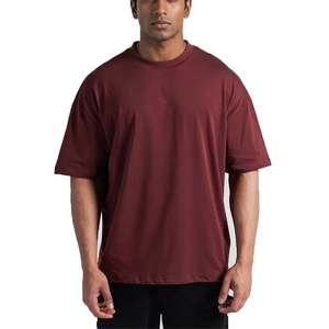 Vêtements de sport pour la salle de sport, à séchage rapide, pour l'été, surdimensionnés, prix bas, dernier design, t-shirts d'entraînement pour hommes - Product Image 1