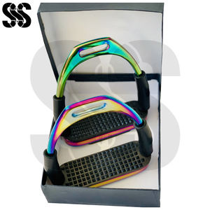 Étriers Flexi Premium Durables et Légers pour l'Équitation, Équipement Équestre en Acier Inoxydable pour Confort et Sécurité SHER SONS - Product Image 4