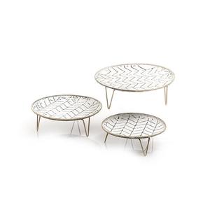Set of 2 Galvanized <b>Cake</b> <b>Stand</b> For Table Top Accessories Chocolates Dessert <b>Stand</b> For Wholesale Supplier - Product Image 6