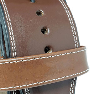Ceinture de musculation en cuir personnalisée avec logo et impression pour adultes, nouvelle ceinture professionnelle pour entraînement - Product Image 5