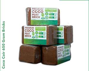 Exportador líder de mezcla de macetas a granel de calidad superior Coir Pith Coco Coir 650 gramos ladrillos para horticultura Floricultura - Product Image 5