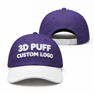 Gorras de Béisbol con Bordado de Logotipo Personalizado Premium, Transpirables, Ligeras, de Secado Rápido, Estilo Hip Hop Urbano, Impresión 3D en Relieve - Product Image 3