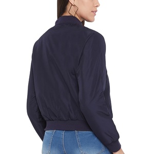 Blouson bombardier à logo de couleur personnalisé pour femmes meilleur vendeur vêtements d'hiver disponibilité en gros - Product Image 6