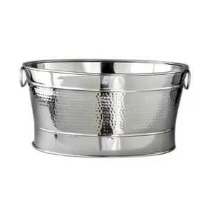 Decoración para Bodas, Enfriador de Bebidas Metálico, Cubeta de Acero Inoxidable para Fiestas, Enfriador de Vino y Cerveza para Fiestas - Product Image 4