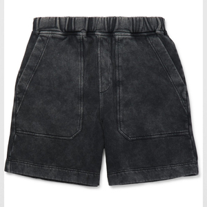 Men Acid Wash Canvas Shorts Eco-Friendly <b>Retro</b> Design Cotton <b>Fabric</b> Comfortable Fit Casual Streetwear Summer Outfit Breathable - Product Image 4