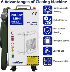 เครื่องทำความสะอาดไฟเบอร์เลเซอร์ Relfar แบบสองเพนดูลัม 1500W กำจัดสนิม - Product Image 3