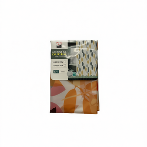 Rideaux de douche en plastique Cortena 180*200CM, pack mixte, imperméables, en matériau PEVA pour salle de bain - Product Image 2