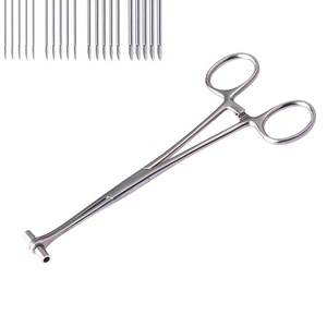 Pinzas de Septum con Agujas de 14G, 16G, 18G y 20G para Perforaciones en Ombligo, Nariz, Oreja, Lengua, Labio y Cuerpo - Product Image 2
