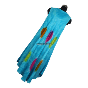 Vestido largo tie-dye de primavera 2026, estilo urbano, vestido sexy tie-dye para chica, vestido de noche bohemio gitano de rayón. - Product Image 2