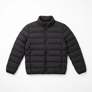 <b>Men's</b> Winter <b>Lightweight</b> Puffer <b>Jacket</b> Quilted Stand Zipper Eco-Friendly Casual Padded OEM ODM Wholesale Factory Custom Logo Low - Product Image 3