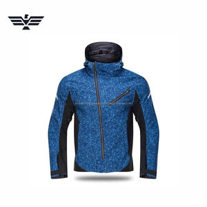 Chaqueta de Motocicleta Personalizada para Hombre, Fabricada con Tela Softshell de Poliéster |   Chaqueta de Ciclismo Impermeable y Cortavientos para Todas las Estaciones, Manga Larga | - Product Image 4