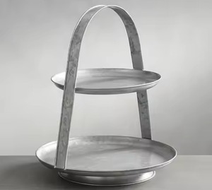 Bandeja de Servir Ensaladas de Aluminio Dorado Antiguo, Soporte con Escultura de Mono, Decoración de Mesa de Boda, Diseño Moderno, Logotipo Personalizado, Entrega Rápida - Product Image 4