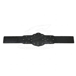 Ceinture de lutte décorative en cuir avec logo personnalisé au centre, sangle réglable, respirante, pour événements sportifs professionnels - Product Image 3