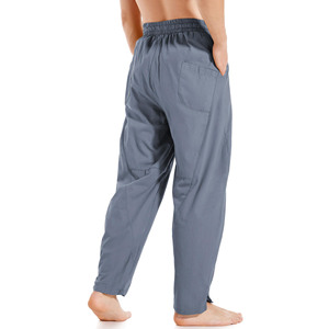 Men's Straight-Leg <b>Slim</b>-<b>Fit</b> Men's <b>Trousers</b> Stylish Streetwear Breathable Casual Business Men's Pants Full-Length - Product Image 3