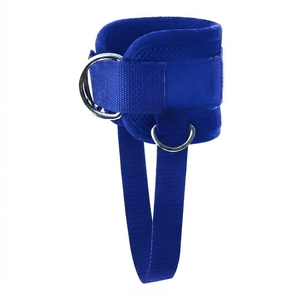 Wholesale Padded Ankle <b>Straps</b> for Cable Machines Fitness Gym Leg Workout D-Ring Kickbacks - Product Image 2