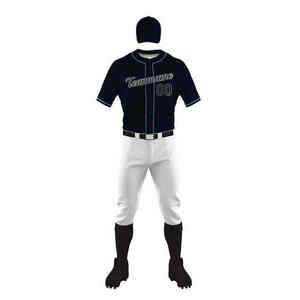 Uniforme de Béisbol para Hombre 2026, Nuevo, Transpirable, 100% Poliéster, Cuello en V, Bolsillos Frontales, Colores Personalizables, Sublimado - Product Image 3