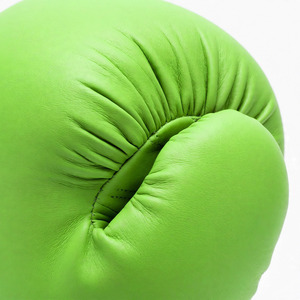Wholesale Driftwear Impex High Quality Neon Green Boxing Gloves 10oz 12oz 14oz 16oz Custom Color Logo <b>Synthetic</b> <b>Leather</b> - Product Image 3