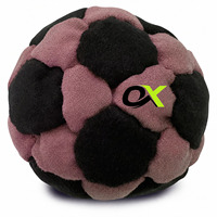 Oxva Industries Hacky Sack de Gamuza de 32 Paneles, Relleno de Arena, Pelota de Patada, Juguete de Malabares Freestyle, Personalizado, Ligero y de Alta Calidad