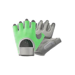 Guantes Deportivos Unisex de Nailon Transpirables con Medio Dedo para Levantamiento de Pesas, Mejor Agarre, Protección para las Manos, Ajuste Cómodo de Alta Calidad - Product Image 3