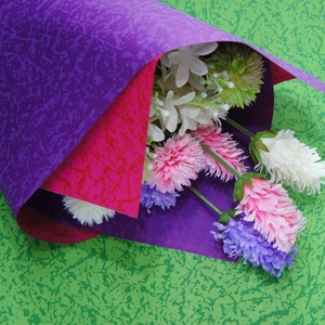 Bán buôn hai mặt <span class=keywords><strong>Matt</strong></span> hoa giấy gói không thấm nước cho hoa tươi và bó hoa - Product Image 2