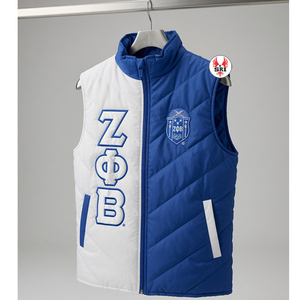 Veste matelassée légère de haute qualité Zeta Phi Beta, en nylon imperméable, coupe-vent, respirante, écologique, avec fermeture éclair, pour femmes - Product Image 3