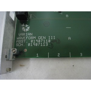 VARIAN WAVEFORM GEN III ASSY 01907110 BOARD - Equipo y piezas de semiconductores de confianza de Trusted Global Legacy - Product Image 3