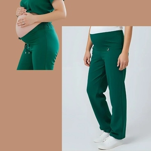 Wholesale Bulk Custom Female Hospital Medical <b>Scrub</b> Uniform Women Wrapped Nurse Maternity <b>Scrubs</b> <b>Top</b> Comfort Fit Side - Product Image 4