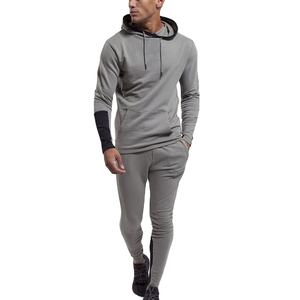 ชุดวอร์มลำลองสำหรับฤดูหนาวของผู้ชายไซส์ใหญ่พิเศษพร้อมกางเกงจ๊อกกิ้งสีพื้นดีไซน์ใหม่ล่าสุด - Product Image 2