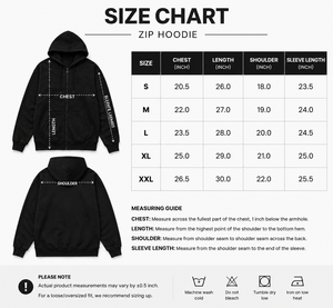 Sweat-shirt à capuche zippé noir personnalisé 100 % coton molletonné brodé épais unisexe streetwear coupe ample - Product Image 5